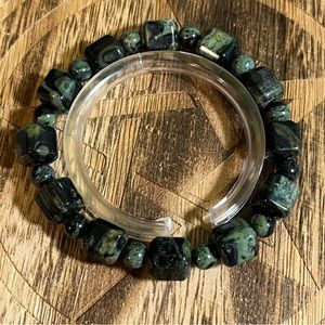 Kambaba Jasper Natural Healing Crystal Stretch Bracelet